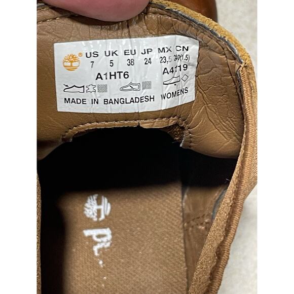 Timberland Magby Chelsea Boot Women’s Size 7 Light Brown Full Grain Casual Shoe - Picture 10 of 10